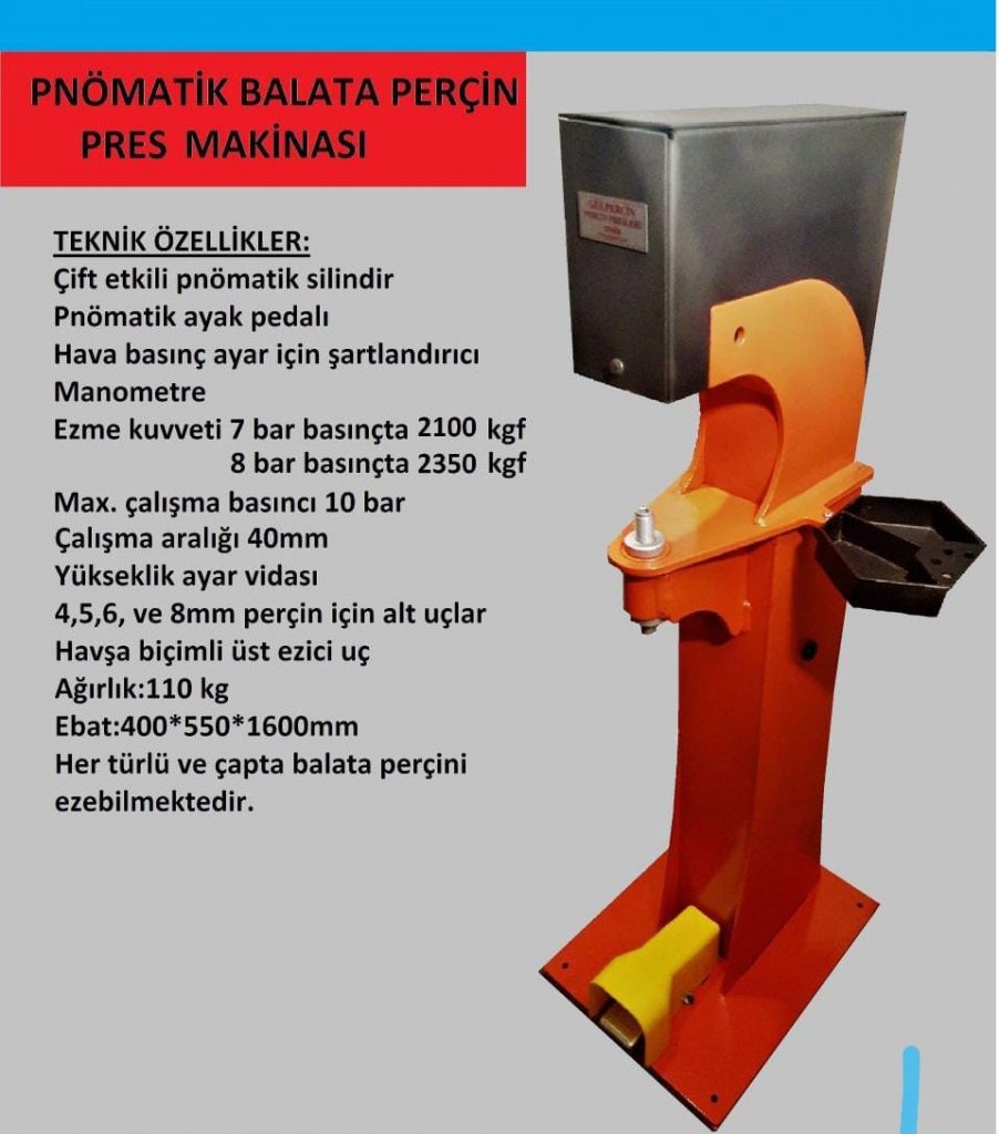 PERÇİN MAKİNESİ – Beşsan Pres Makina San.Tic.Ltd.Şti.